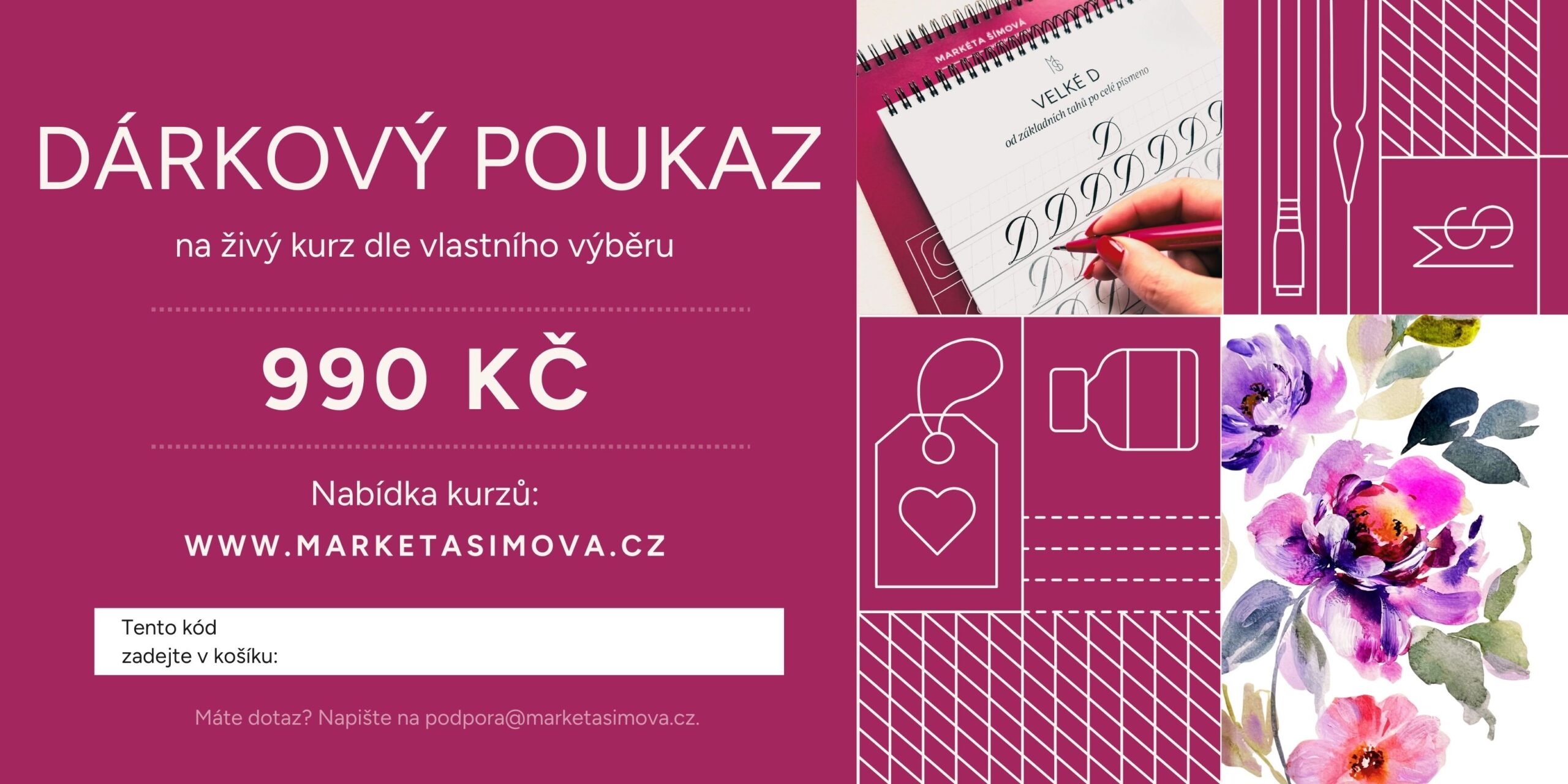 (NEW) Dárkový poukaz - Tvoříme krásu-2
